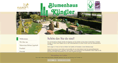 Desktop Screenshot of blumenhaus-klingler.de